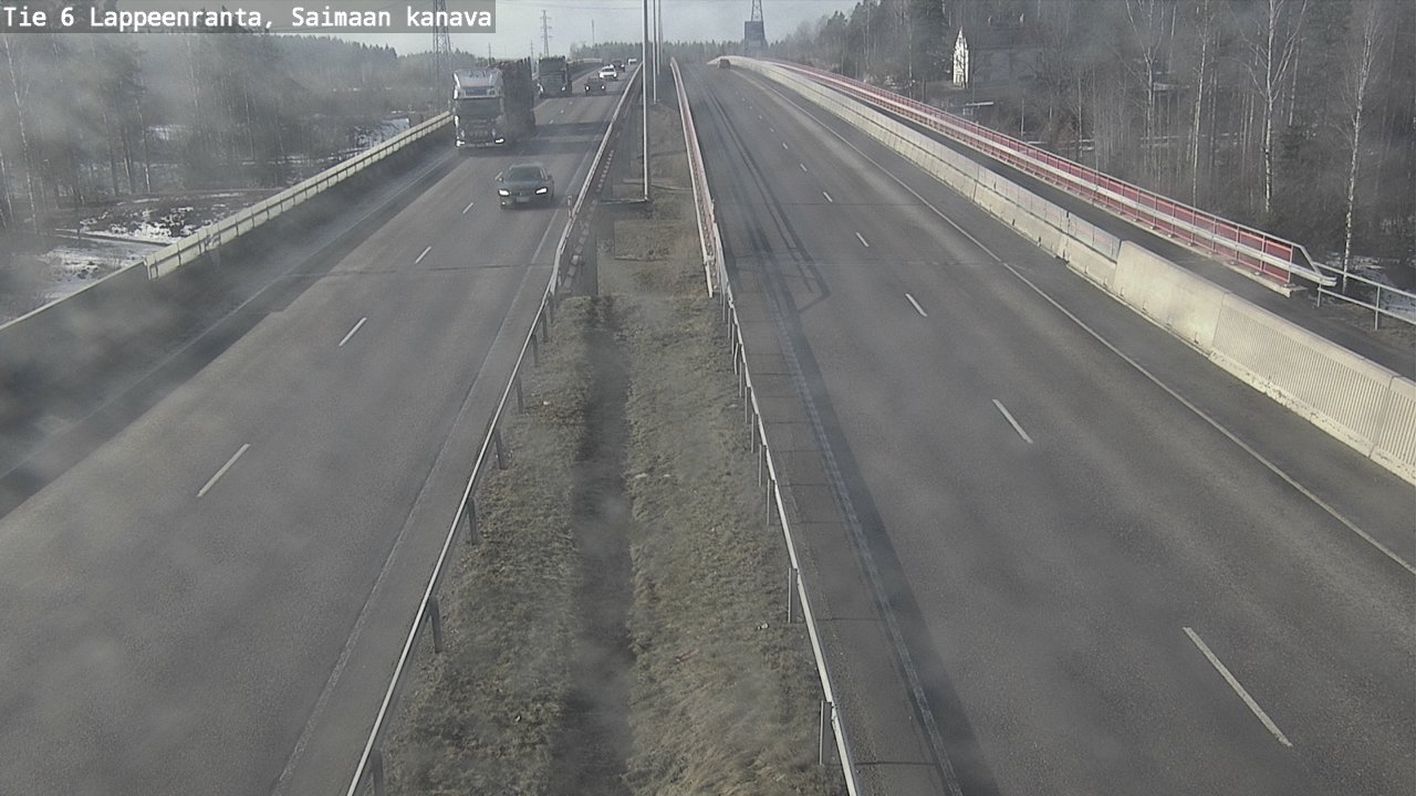 Kelikamerat Kuva Tie 6 Lappeenranta, Saimaan kanava, Lappeenranta, Etelä-Karjala