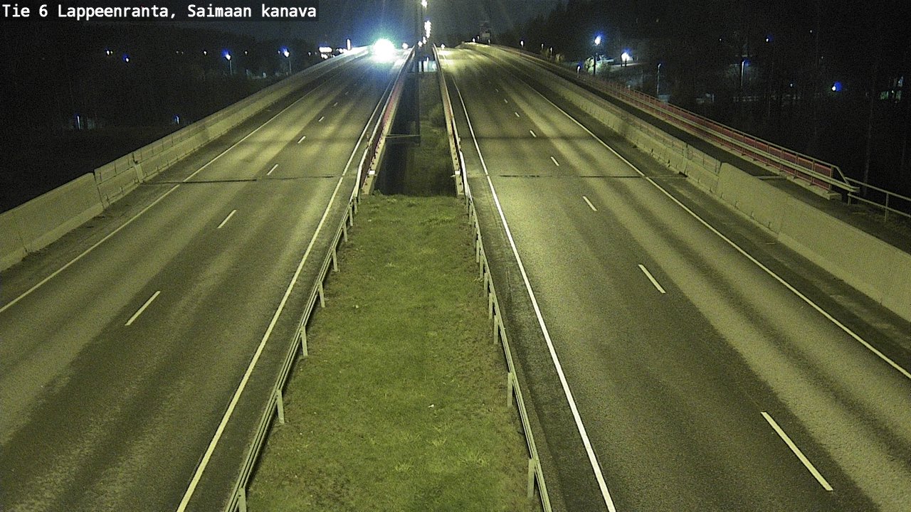 Weather Camera Image Väg 6 Villmanstrand,Saima kanal, Lappeenranta, Etelä-Karjala
