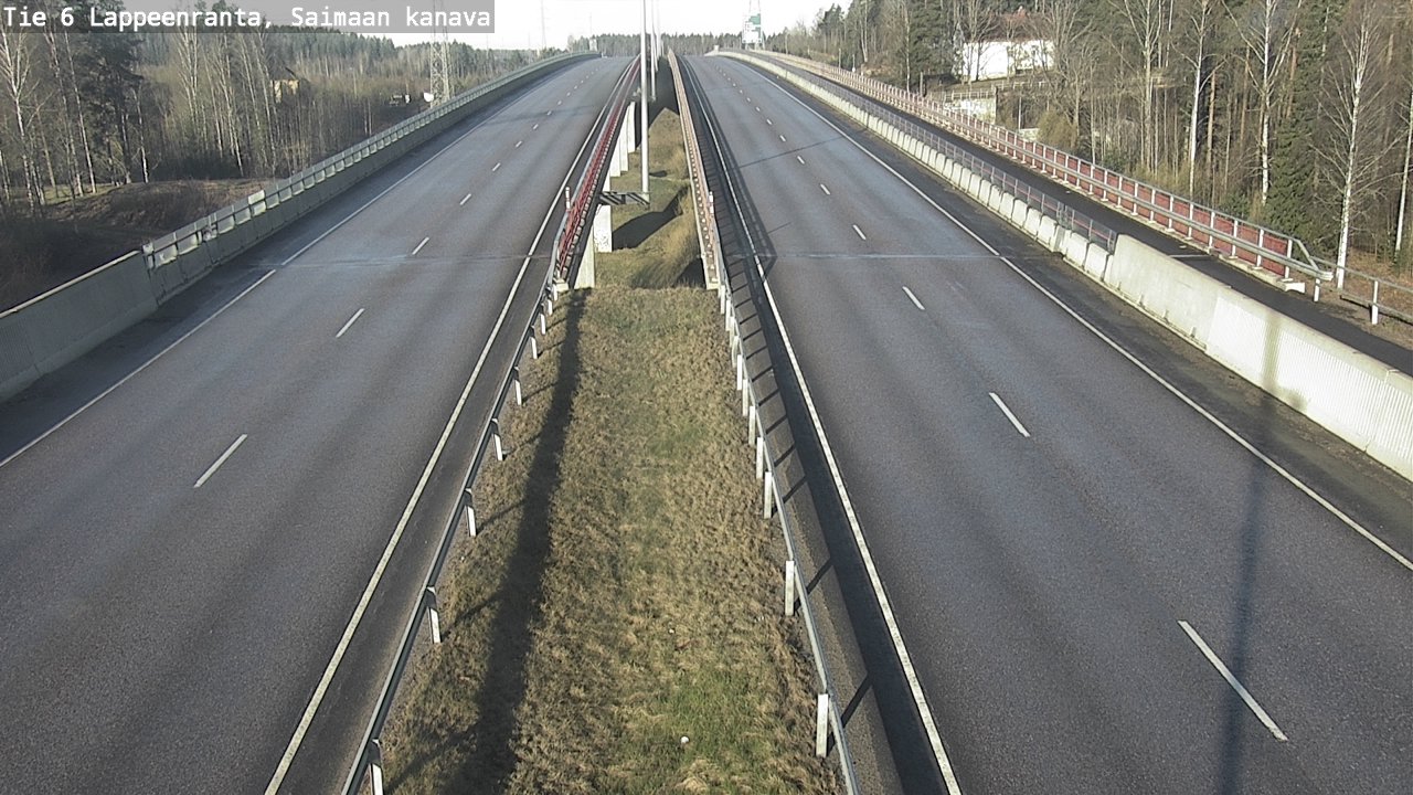 Kelikamerat Kuva Tie 6 Lappeenranta, Saimaan kanava, Lappeenranta, Etelä-Karjala