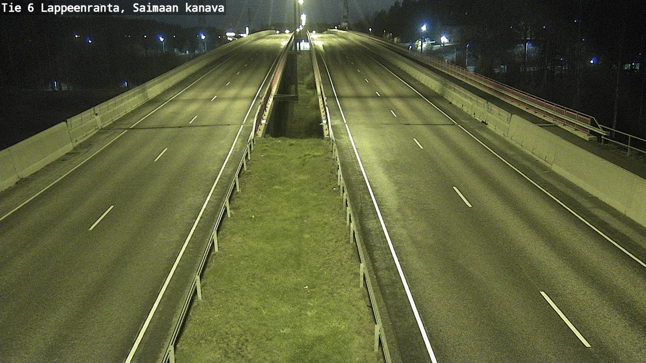 Weather Camera Image Väg 6 Villmanstrand,Saima kanal, Lappeenranta, Etelä-Karjala