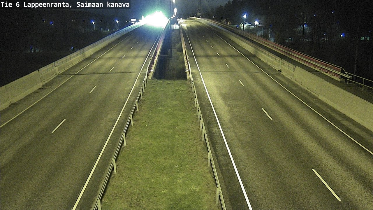 Weather Camera Image Road 6 Lappeenranta, Saimaa channel, Lappeenranta, Etelä-Karjala