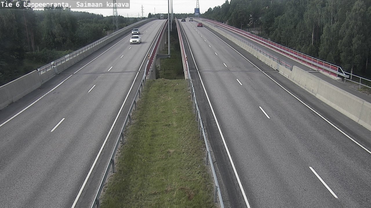 Kelikamerat Kuva Tie 6 Lappeenranta, Saimaan kanava, Lappeenranta, Etelä-Karjala