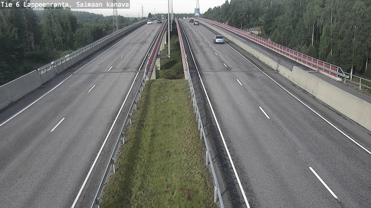 Weather Camera Image Road 6 Lappeenranta, Saimaa channel, Lappeenranta, Etelä-Karjala