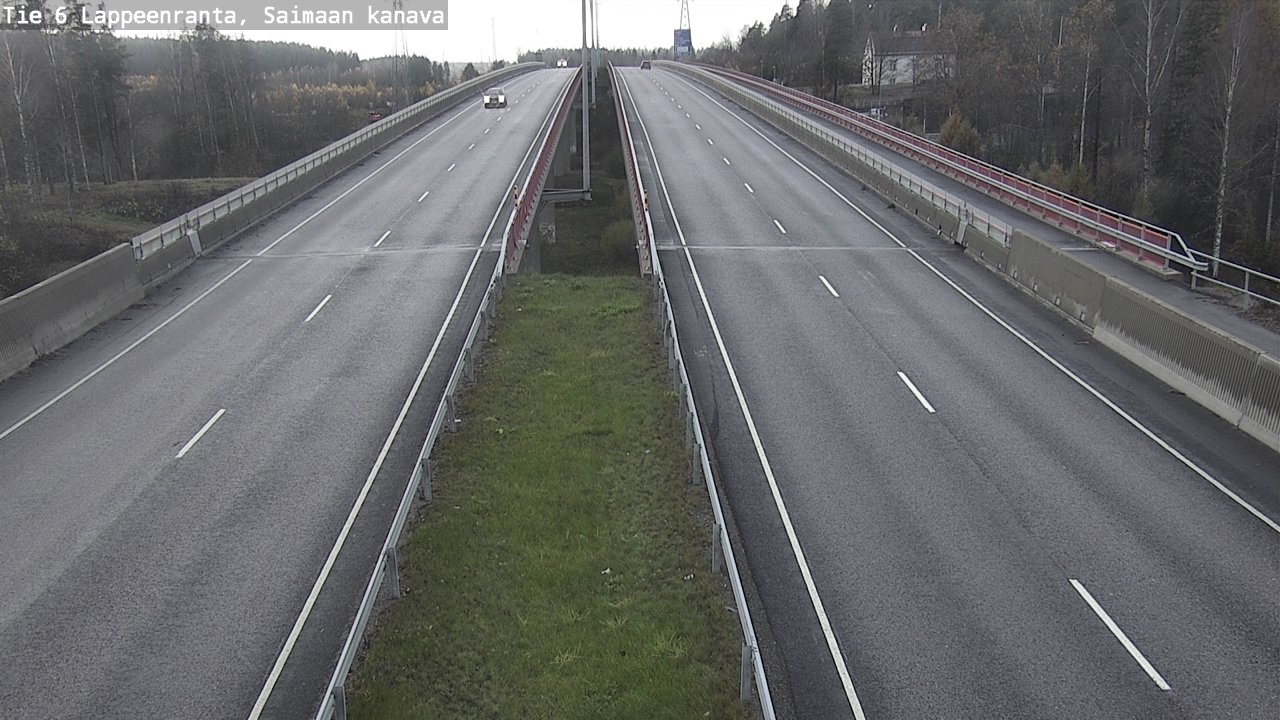 Kelikamerat Kuva Tie 6 Lappeenranta, Saimaan kanava, Lappeenranta, Etelä-Karjala