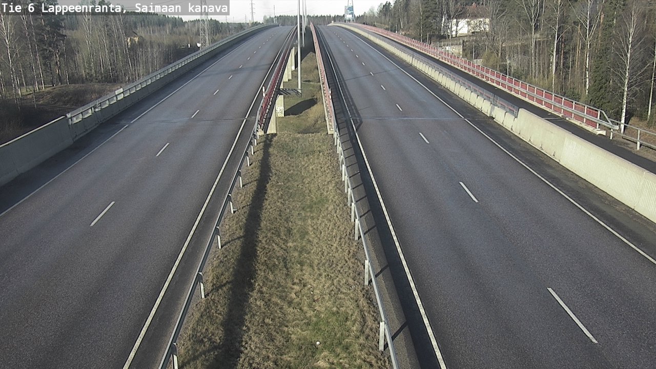 Kelikamerat Kuva Tie 6 Lappeenranta, Saimaan kanava, Lappeenranta, Etelä-Karjala