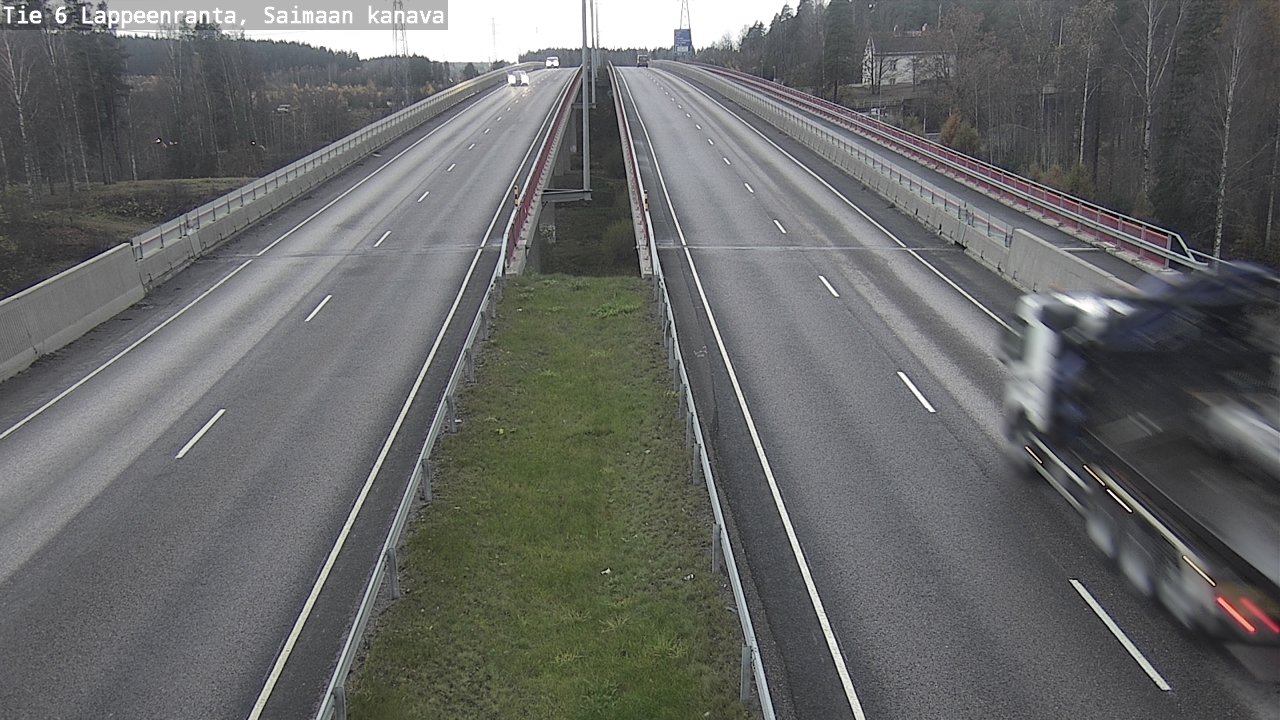 Kelikamerat Kuva Tie 6 Lappeenranta, Saimaan kanava, Lappeenranta, Etelä-Karjala