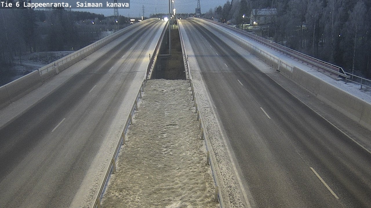 Kelikamerat Kuva Tie 6 Lappeenranta, Saimaan kanava, Lappeenranta, Etelä-Karjala