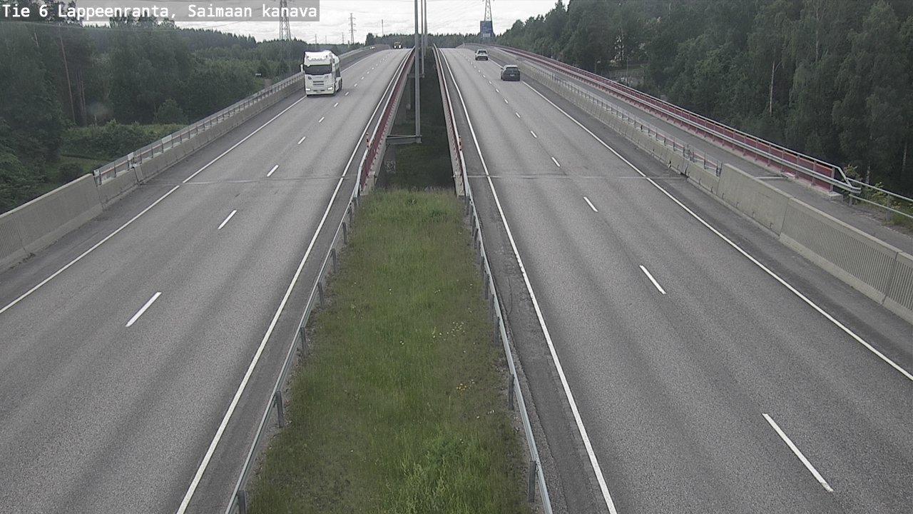 Kelikamerat Kuva Tie 6 Lappeenranta, Saimaan kanava, Lappeenranta, Etelä-Karjala