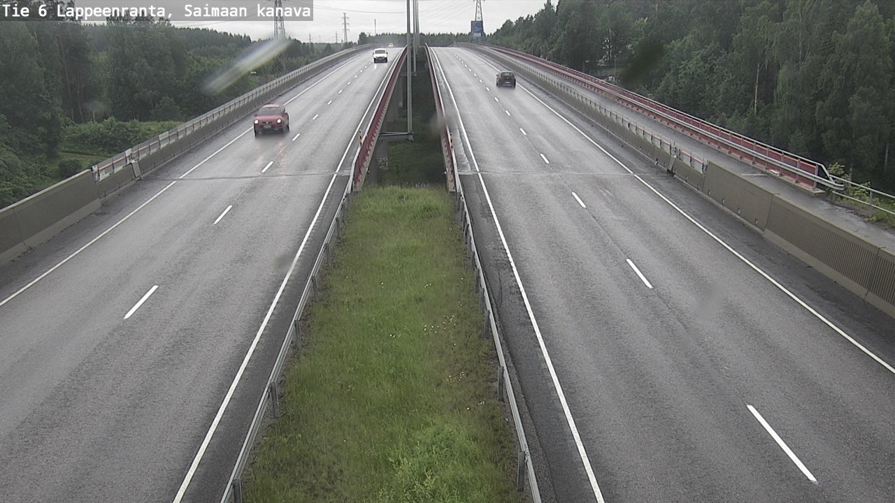Weather Camera Image Road 6 Lappeenranta, Saimaa channel, Lappeenranta, Etelä-Karjala