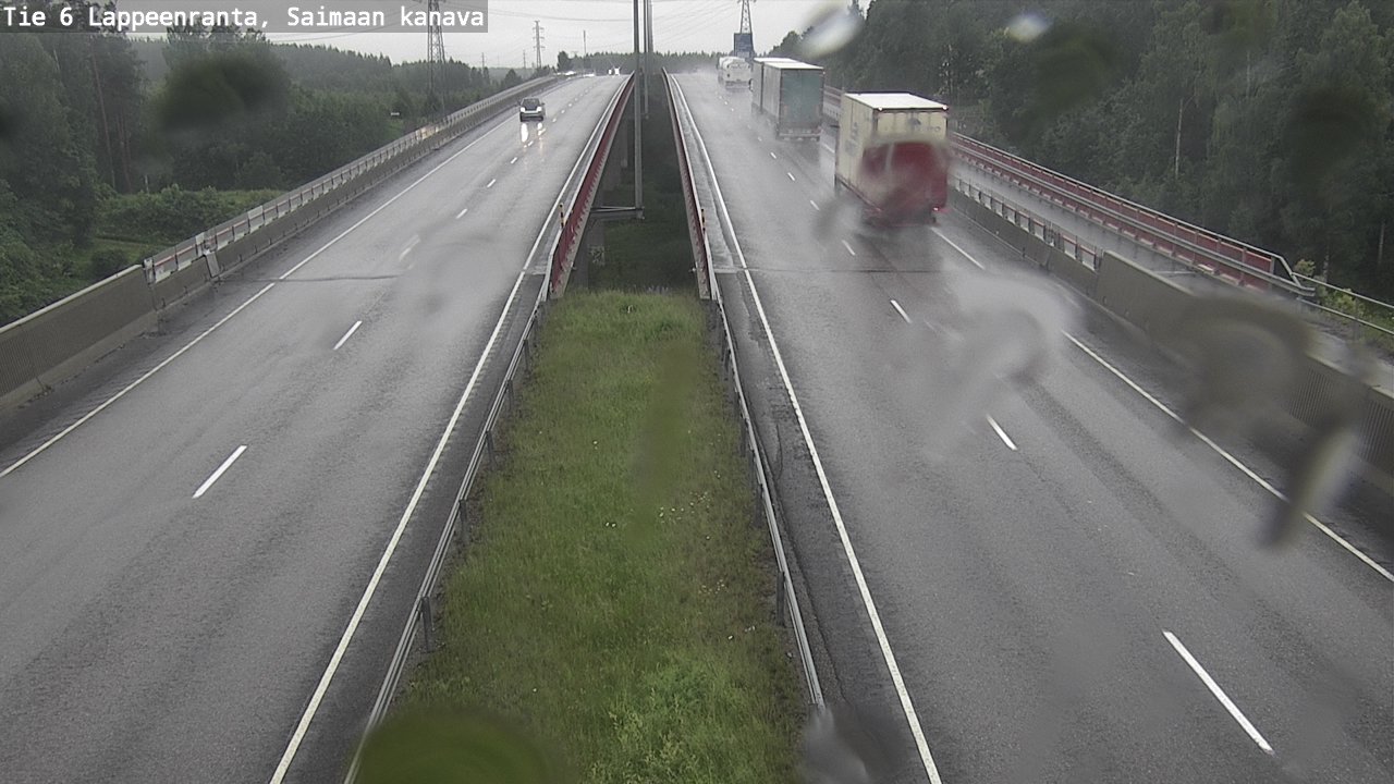Weather Camera Image Road 6 Lappeenranta, Saimaa channel, Lappeenranta, Etelä-Karjala