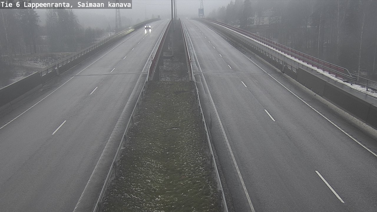 Weather Camera Image Road 6 Lappeenranta, Saimaa channel, Lappeenranta, Etelä-Karjala