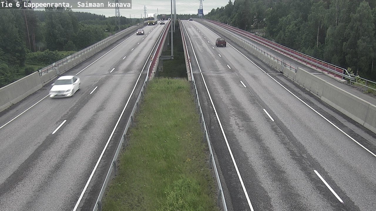 Weather Camera Image Road 6 Lappeenranta, Saimaa channel, Lappeenranta, Etelä-Karjala