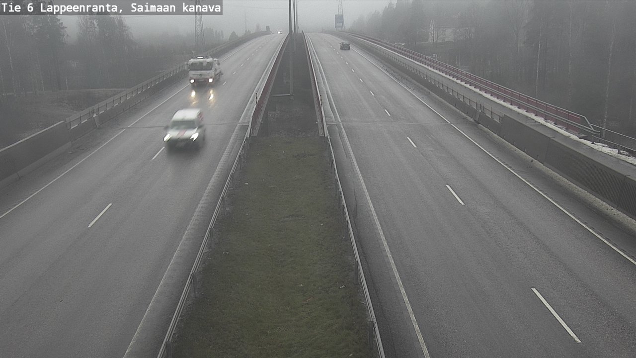 Weather Camera Image Road 6 Lappeenranta, Saimaa channel, Lappeenranta, Etelä-Karjala