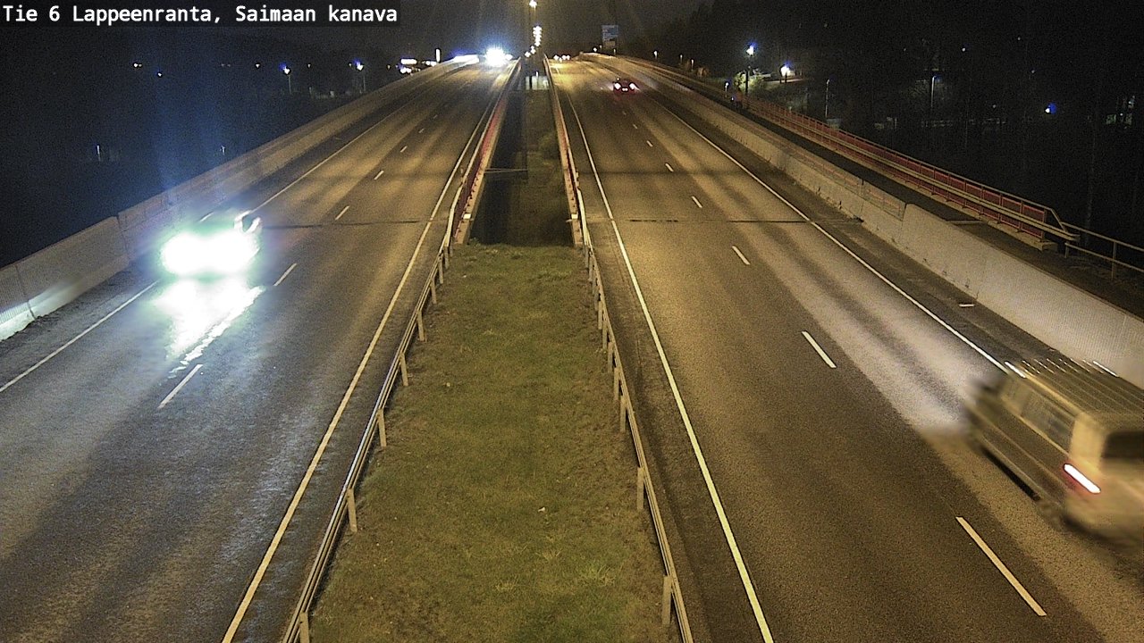 Weather Camera Image Väg 6 Villmanstrand,Saima kanal, Lappeenranta, Etelä-Karjala