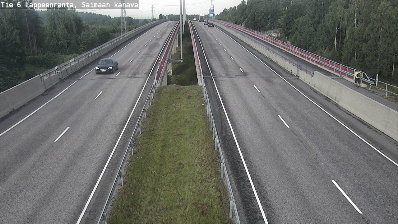 Weather Camera Image Road 6 Lappeenranta, Saimaa channel, Lappeenranta, Etelä-Karjala