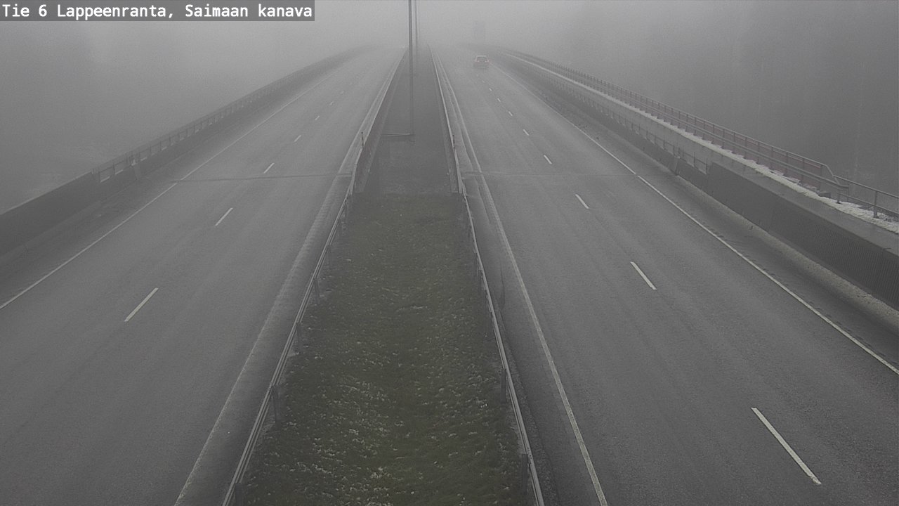Weather Camera Image Road 6 Lappeenranta, Saimaa channel, Lappeenranta, Etelä-Karjala