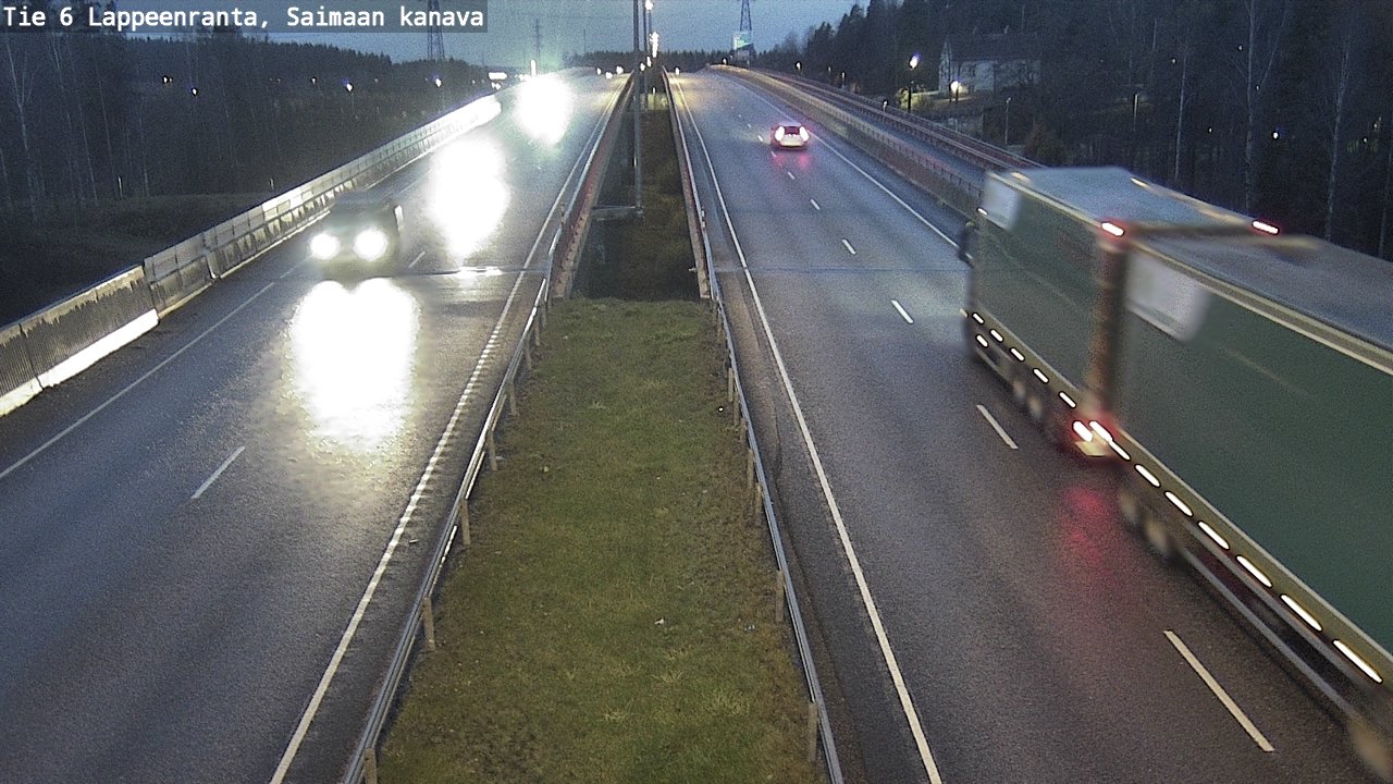 Weather Camera Image Road 6 Lappeenranta, Saimaa channel, Lappeenranta, Etelä-Karjala