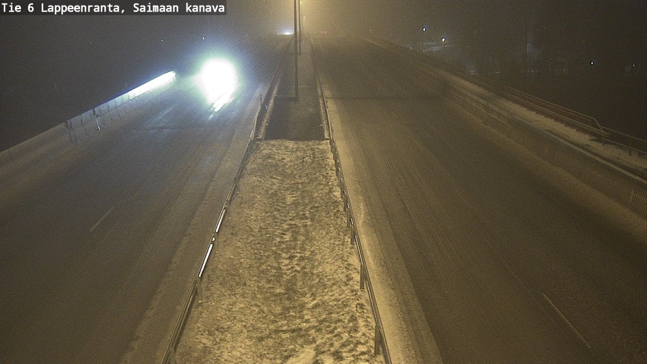 Weather Camera Image Road 6 Lappeenranta, Saimaa channel, Lappeenranta, Etelä-Karjala