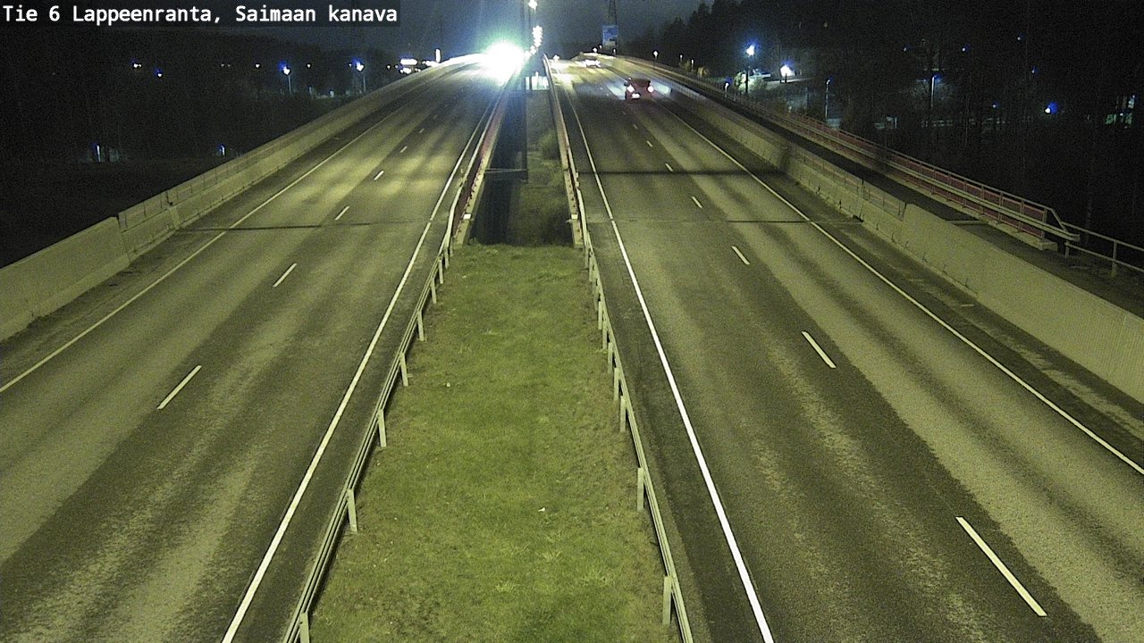 Weather Camera Image Väg 6 Villmanstrand,Saima kanal, Lappeenranta, Etelä-Karjala