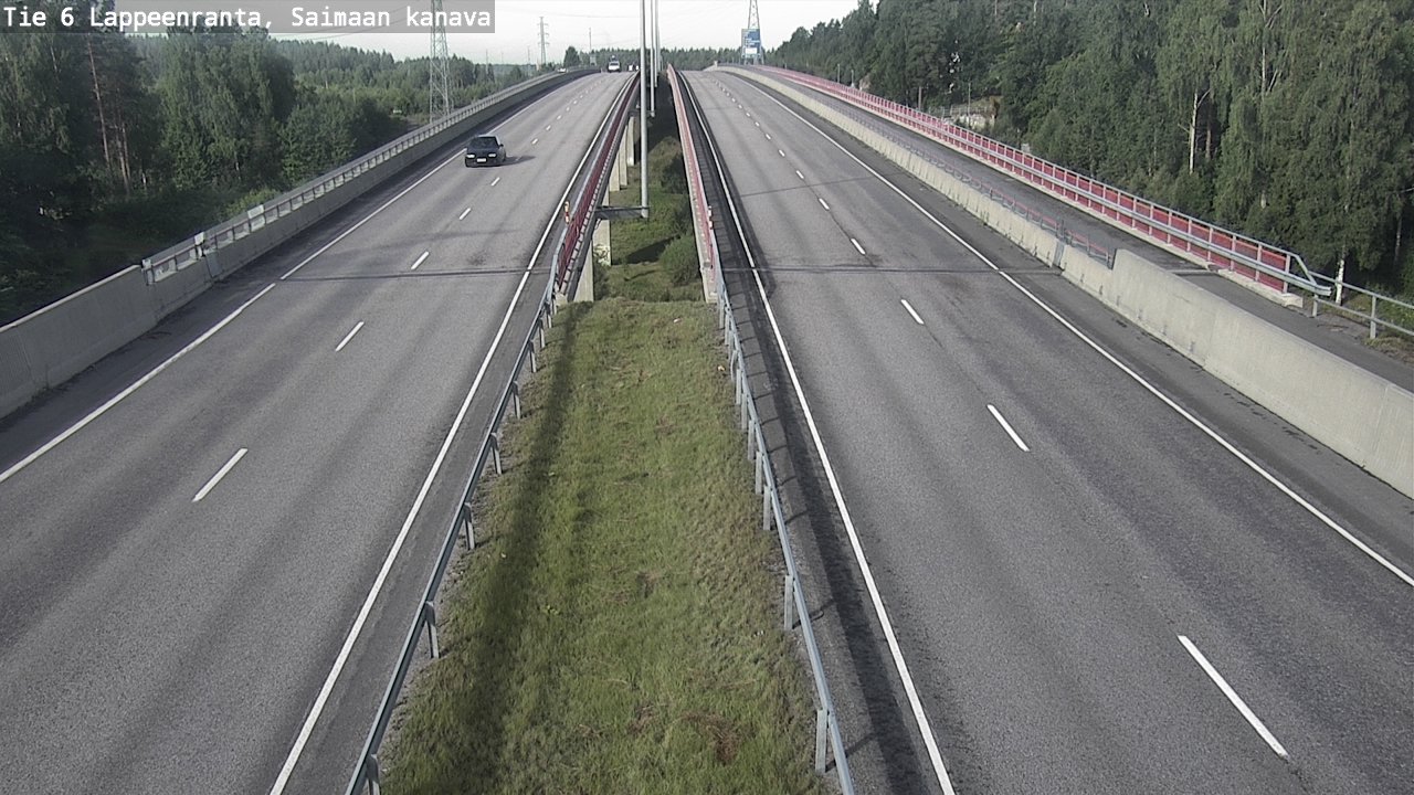 Weather Camera Image Road 6 Lappeenranta, Saimaa channel, Lappeenranta, Etelä-Karjala