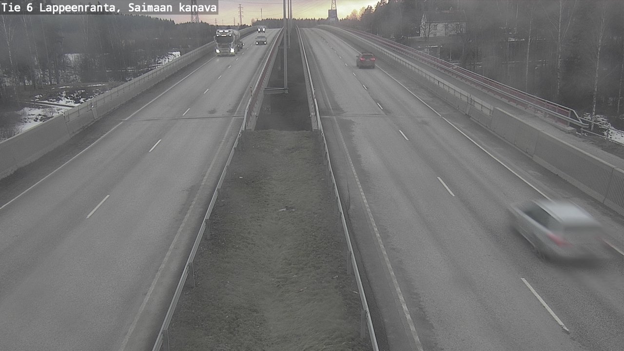 Kelikamerat Kuva Tie 6 Lappeenranta, Saimaan kanava, Lappeenranta, Etelä-Karjala