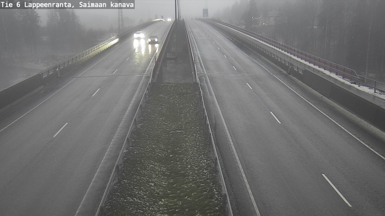 Weather Camera Image Road 6 Lappeenranta, Saimaa channel, Lappeenranta, Etelä-Karjala