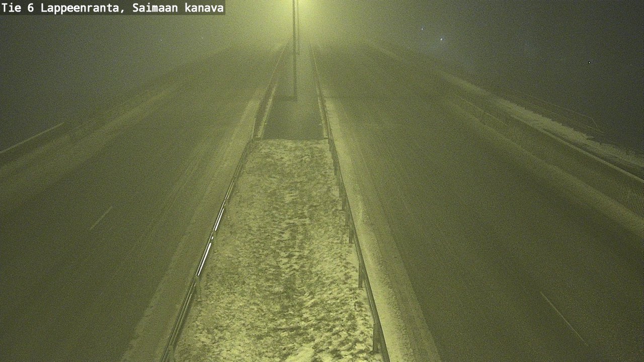 Weather Camera Image Road 6 Lappeenranta, Saimaa channel, Lappeenranta, Etelä-Karjala