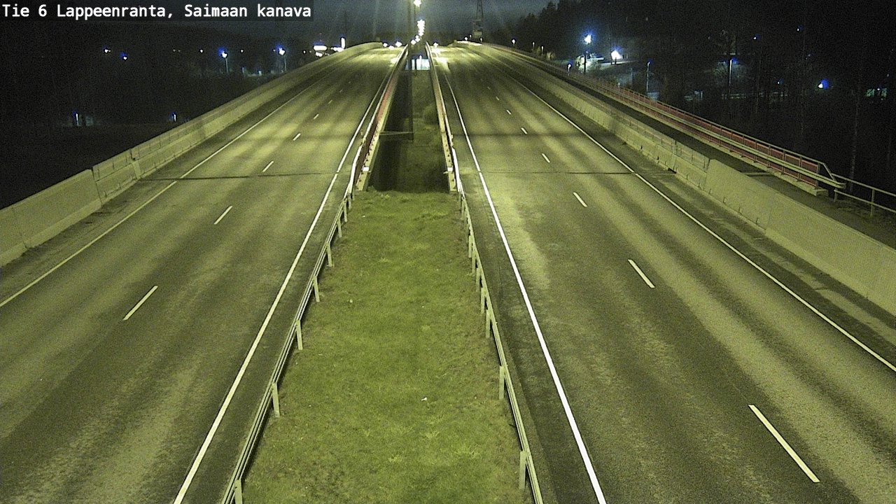 Weather Camera Image Road 6 Lappeenranta, Saimaa channel, Lappeenranta, Etelä-Karjala