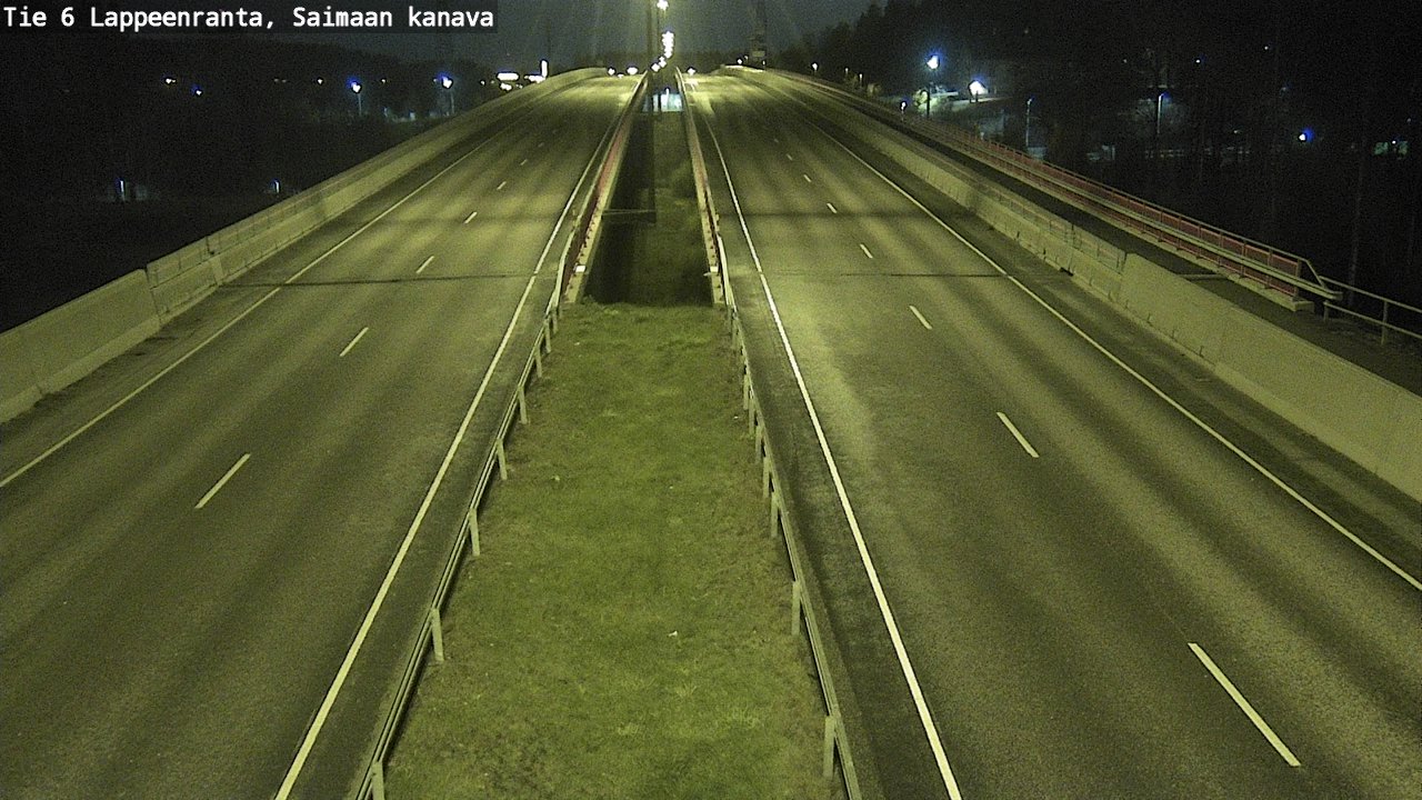 Weather Camera Image Väg 6 Villmanstrand,Saima kanal, Lappeenranta, Etelä-Karjala