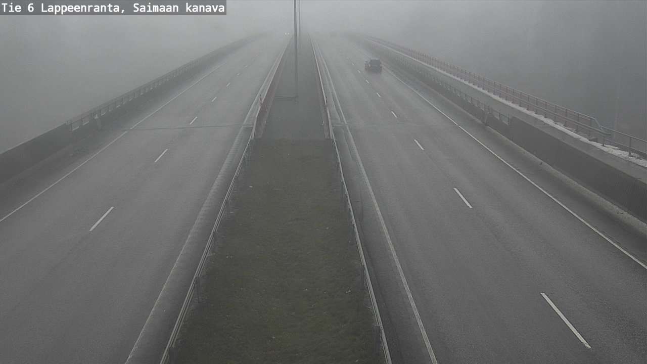 Weather Camera Image Road 6 Lappeenranta, Saimaa channel, Lappeenranta, Etelä-Karjala