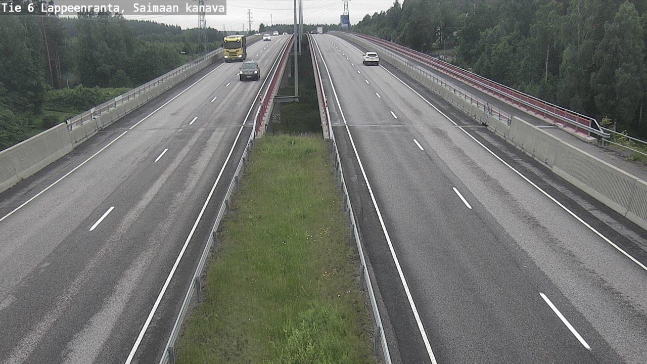 Weather Camera Image Road 6 Lappeenranta, Saimaa channel, Lappeenranta, Etelä-Karjala