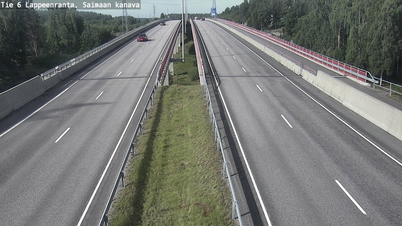 Weather Camera Image Road 6 Lappeenranta, Saimaa channel, Lappeenranta, Etelä-Karjala