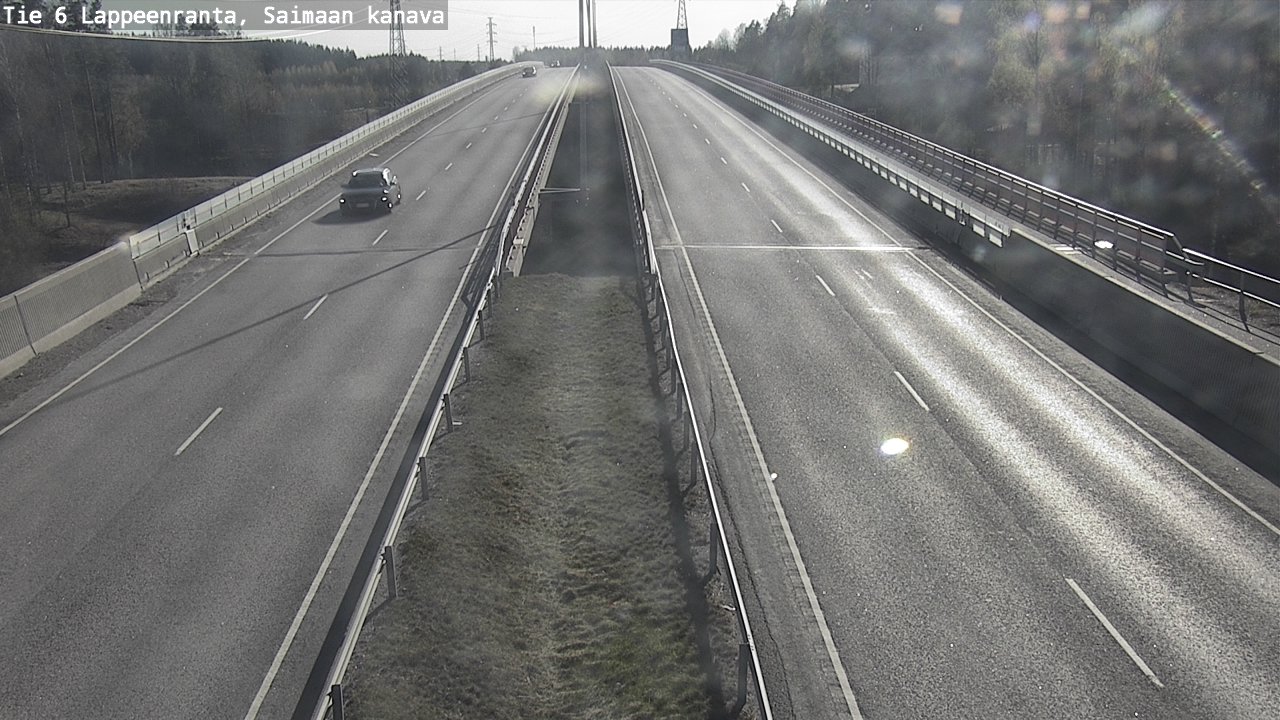 Kelikamerat Kuva Tie 6 Lappeenranta, Saimaan kanava, Lappeenranta, Etelä-Karjala