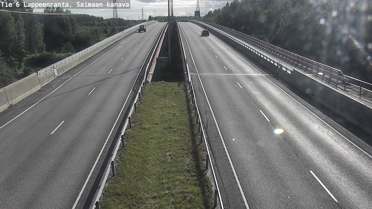 Kelikamerat Kuva Tie 6 Lappeenranta, Saimaan kanava, Lappeenranta, Etelä-Karjala