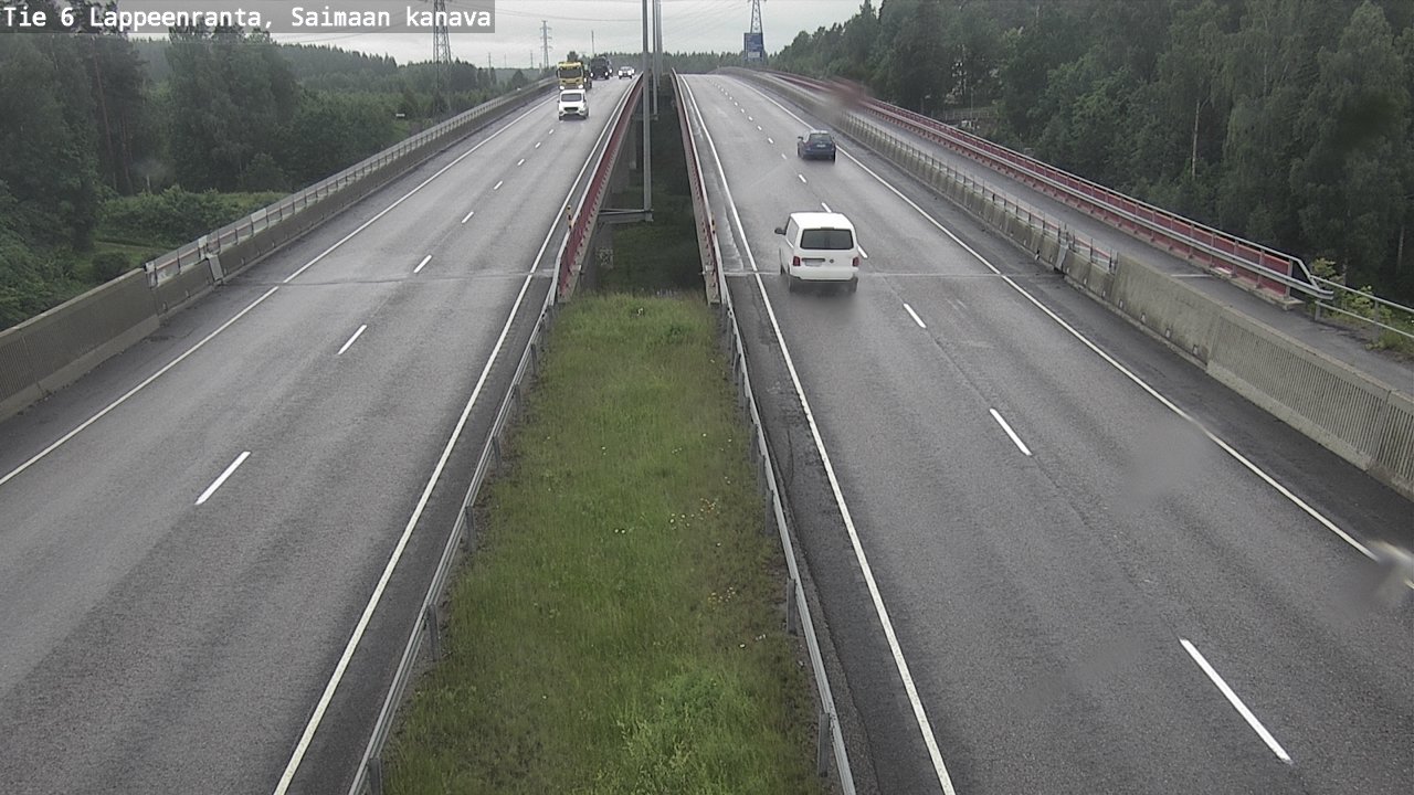 Weather Camera Image Road 6 Lappeenranta, Saimaa channel, Lappeenranta, Etelä-Karjala