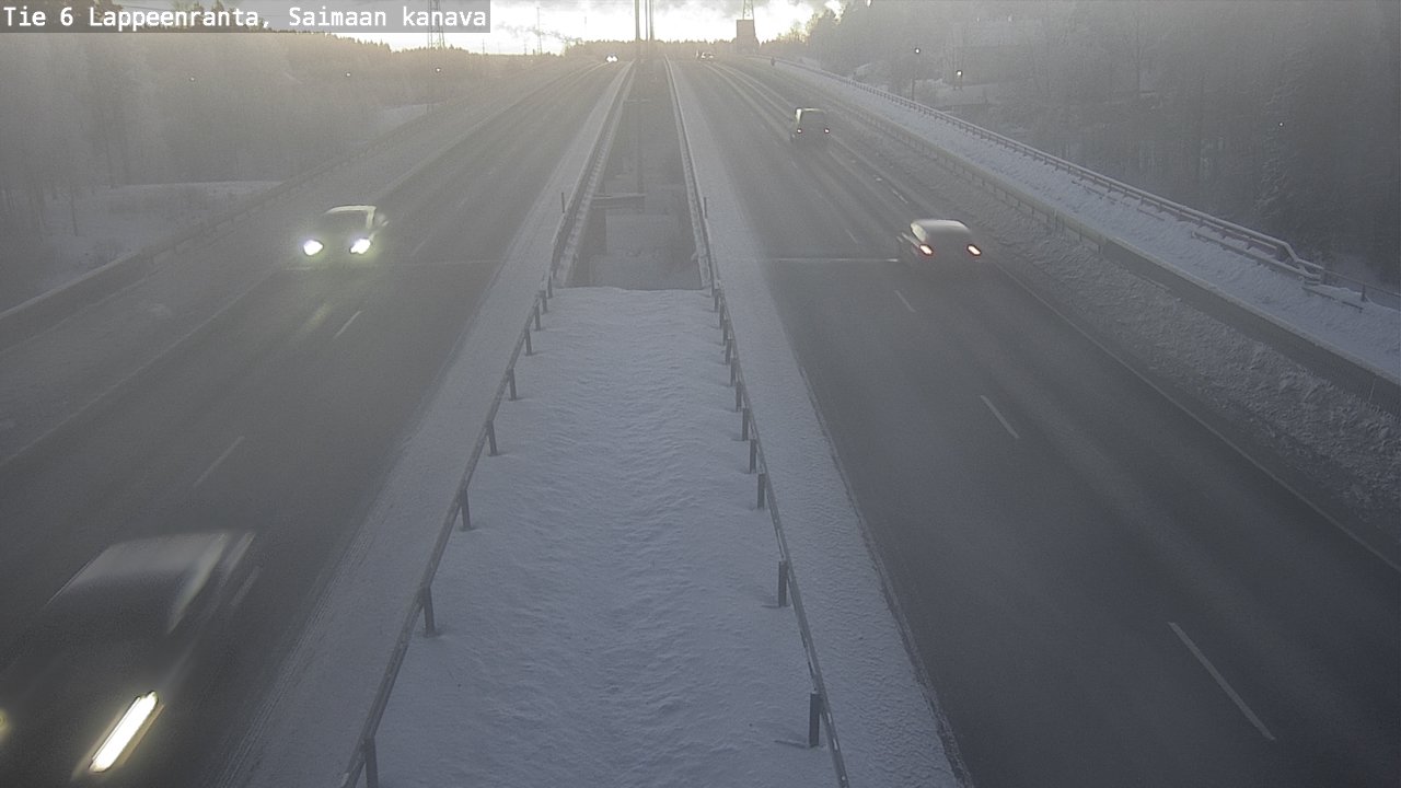 Weather Camera Image Road 6 Lappeenranta, Saimaa channel, Lappeenranta, Etelä-Karjala