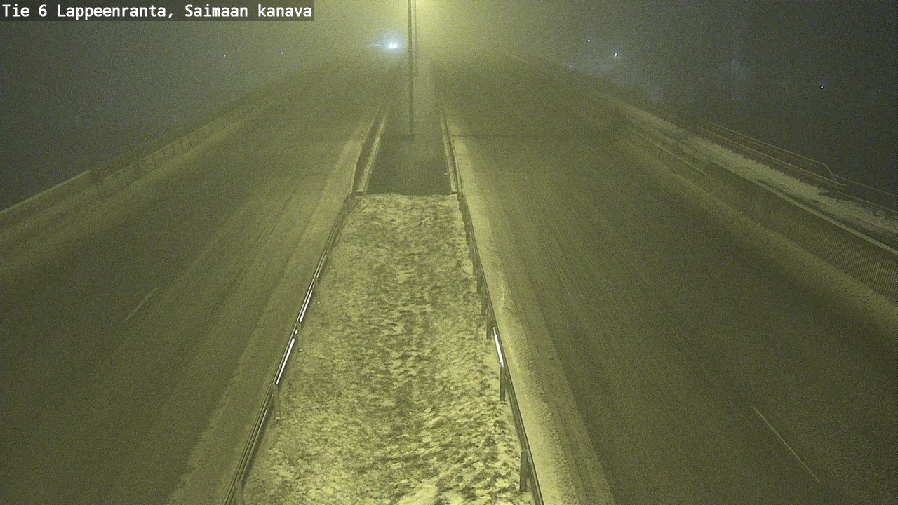 Weather Camera Image Road 6 Lappeenranta, Saimaa channel, Lappeenranta, Etelä-Karjala