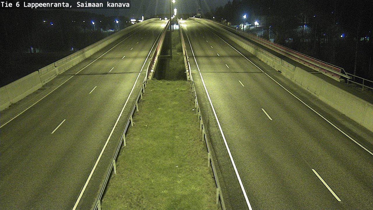 Weather Camera Image Väg 6 Villmanstrand,Saima kanal, Lappeenranta, Etelä-Karjala