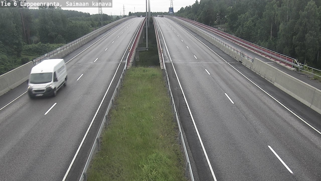 Weather Camera Image Road 6 Lappeenranta, Saimaa channel, Lappeenranta, Etelä-Karjala