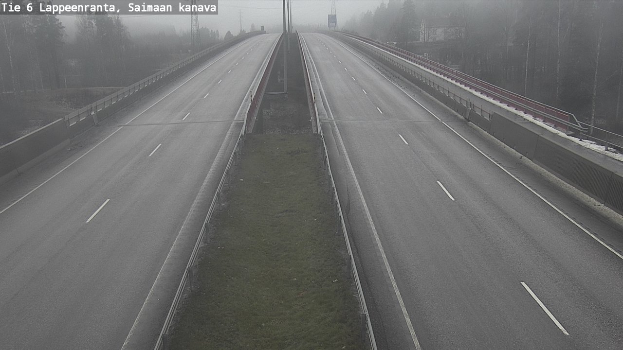 Weather Camera Image Road 6 Lappeenranta, Saimaa channel, Lappeenranta, Etelä-Karjala