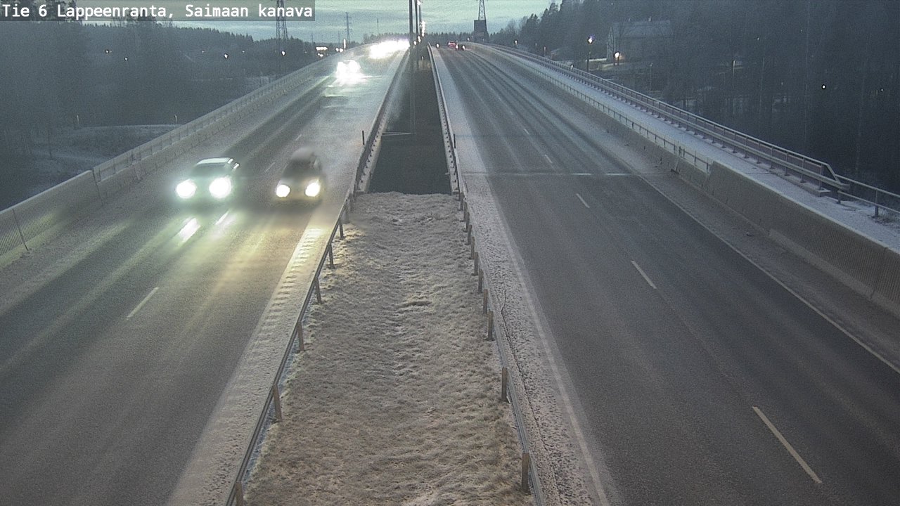 Kelikamerat Kuva Tie 6 Lappeenranta, Saimaan kanava, Lappeenranta, Etelä-Karjala