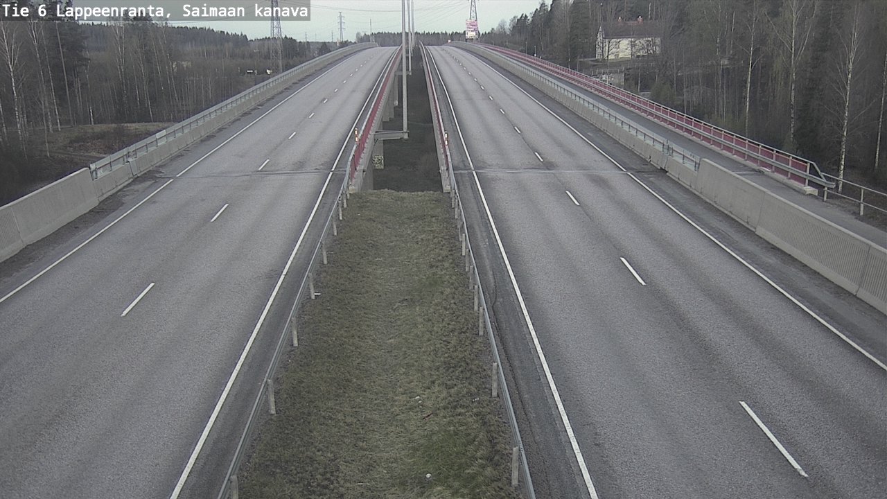 Weather Camera Image Road 6 Lappeenranta, Saimaa channel, Lappeenranta, Etelä-Karjala