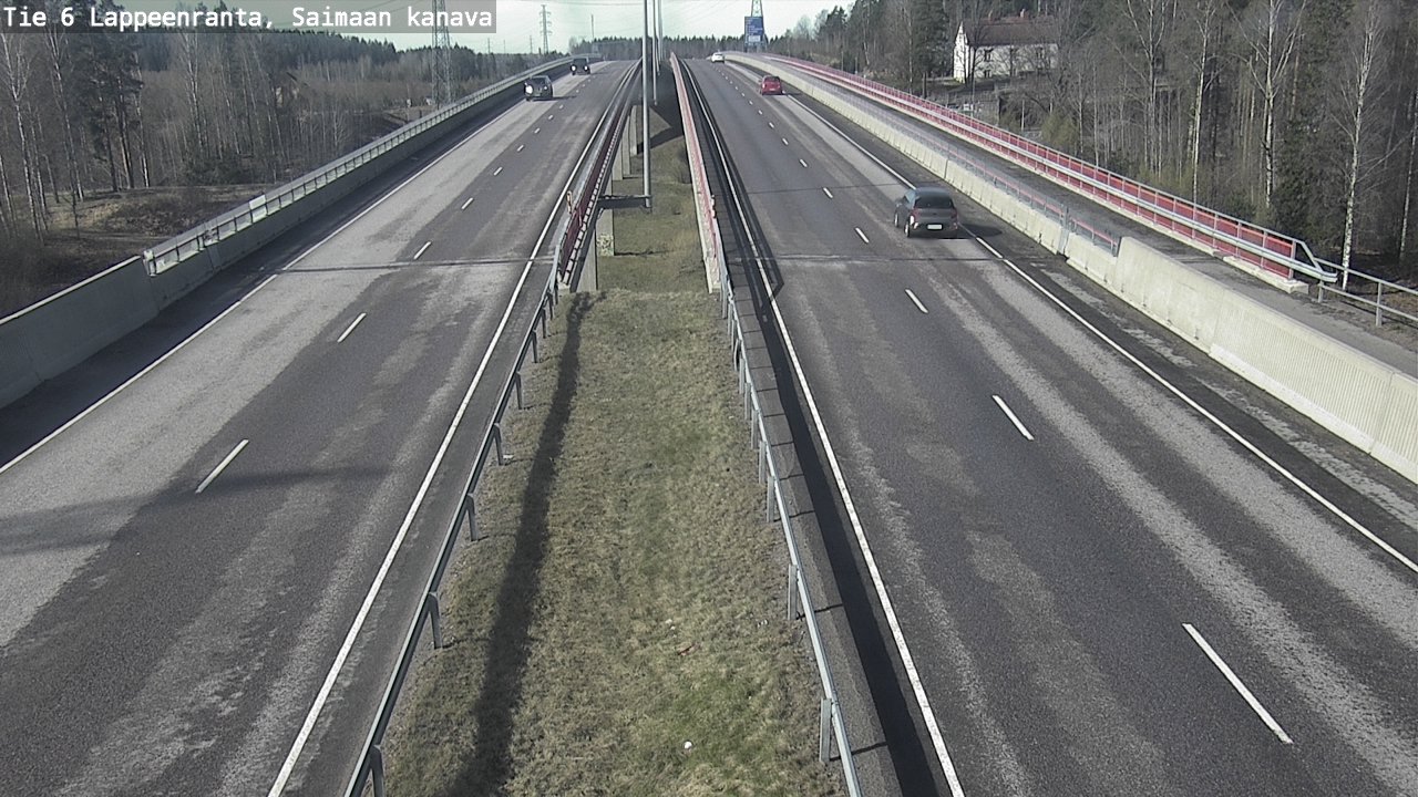 Kelikamerat Kuva Tie 6 Lappeenranta, Saimaan kanava, Lappeenranta, Etelä-Karjala