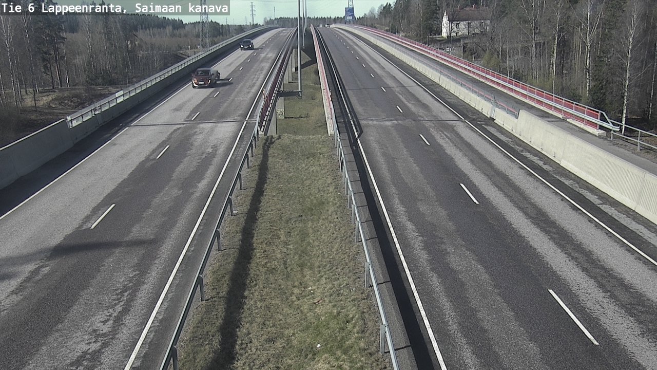 Kelikamerat Kuva Tie 6 Lappeenranta, Saimaan kanava, Lappeenranta, Etelä-Karjala