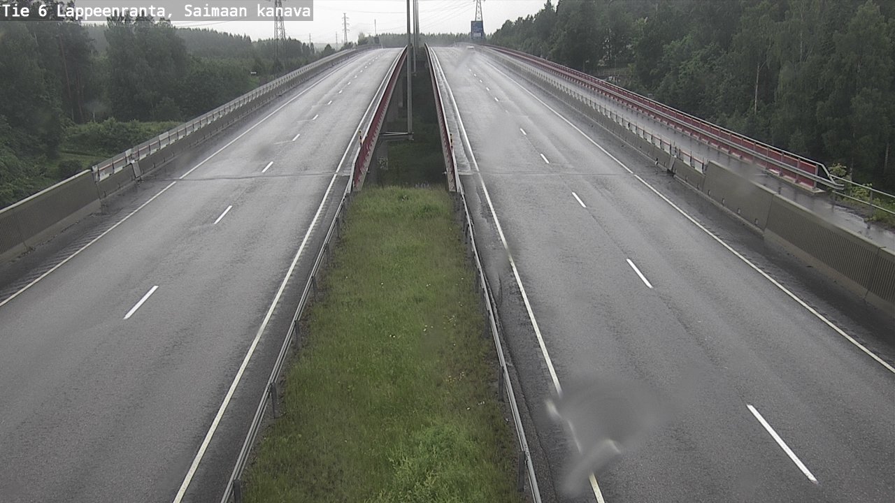 Weather Camera Image Road 6 Lappeenranta, Saimaa channel, Lappeenranta, Etelä-Karjala