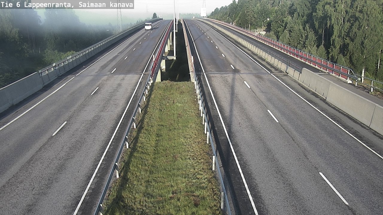 Weather Camera Image Road 6 Lappeenranta, Saimaa channel, Lappeenranta, Etelä-Karjala
