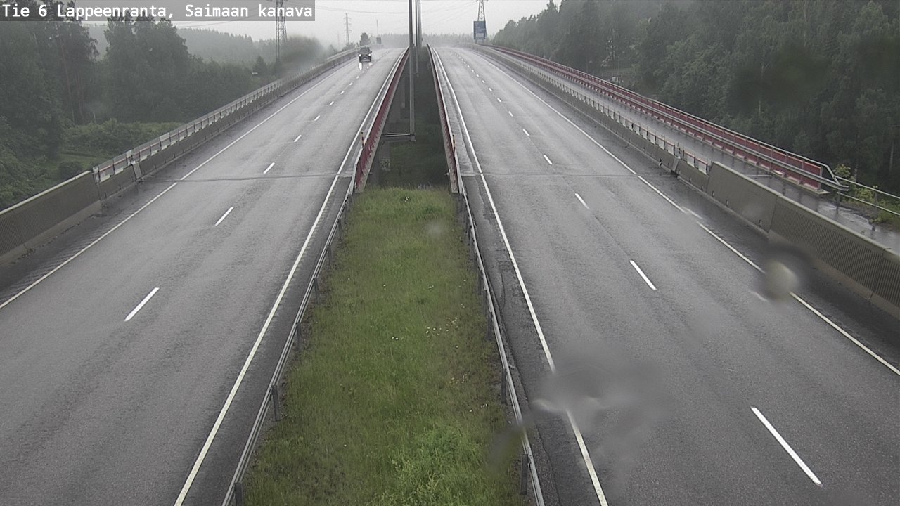 Weather Camera Image Road 6 Lappeenranta, Saimaa channel, Lappeenranta, Etelä-Karjala