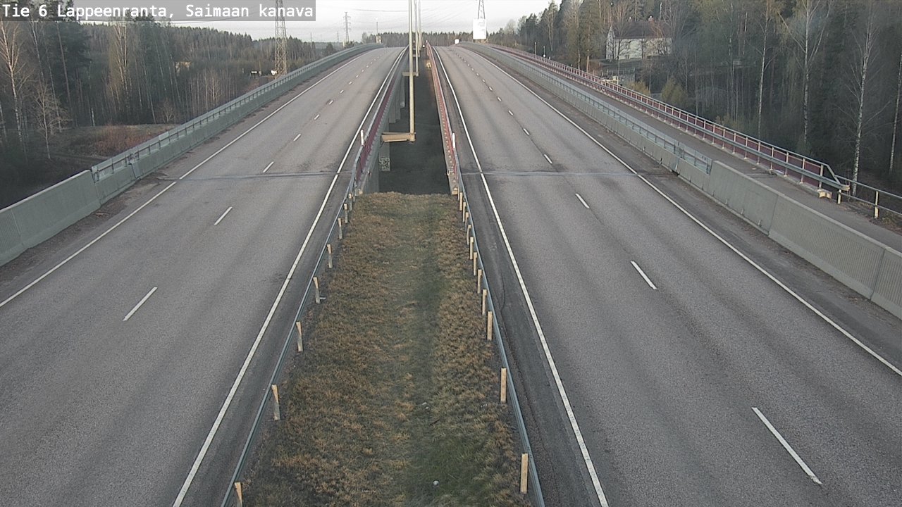 Weather Camera Image Road 6 Lappeenranta, Saimaa channel, Lappeenranta, Etelä-Karjala