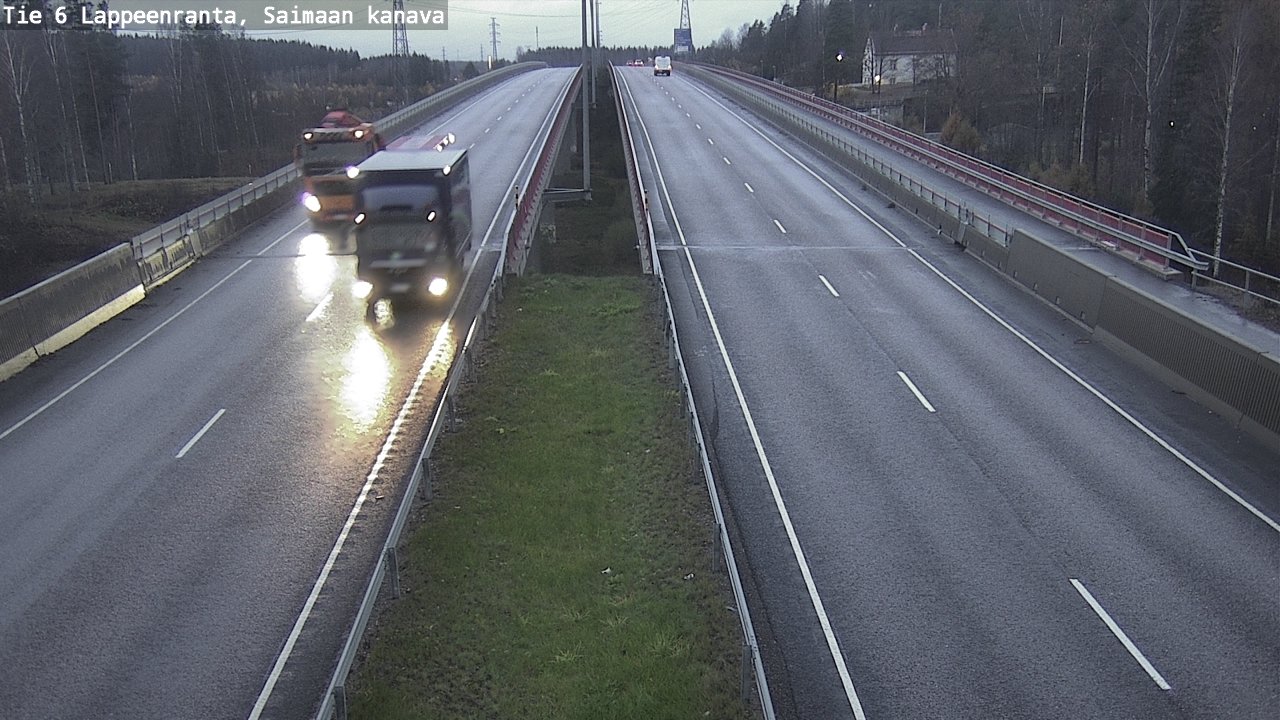 Weather Camera Image Road 6 Lappeenranta, Saimaa channel, Lappeenranta, Etelä-Karjala