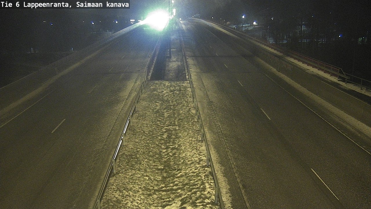 Weather Camera Image Road 6 Lappeenranta, Saimaa channel, Lappeenranta, Etelä-Karjala